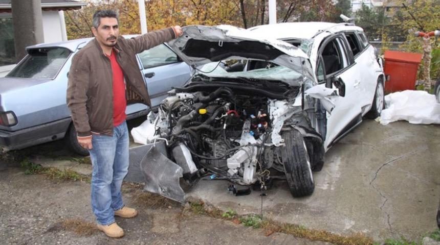 Hurdaya dönen aracın hava yastıkları açılmayınca konu davalık oldu