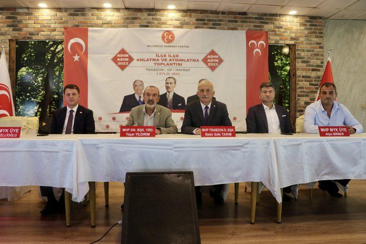 MHP Genel Başkan Yardımcısı Yıldırım, Trabzon'da partililere hitap etti: G3