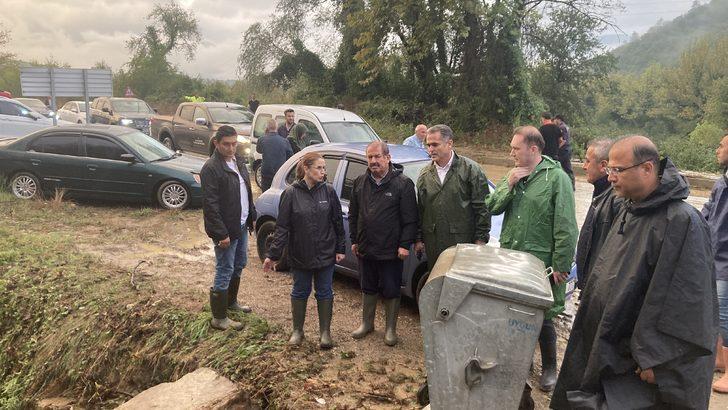 Bartın Valisi Arslan, sağanaktan etkilenen bölgelerde incelemede bulundu G3
