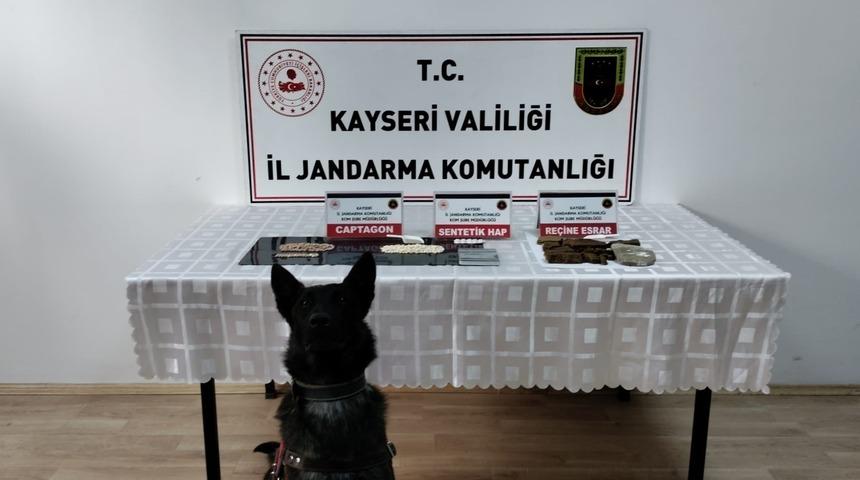 Kayseri'de uyuşturucu operasyonunda bir zanlı yakalandı