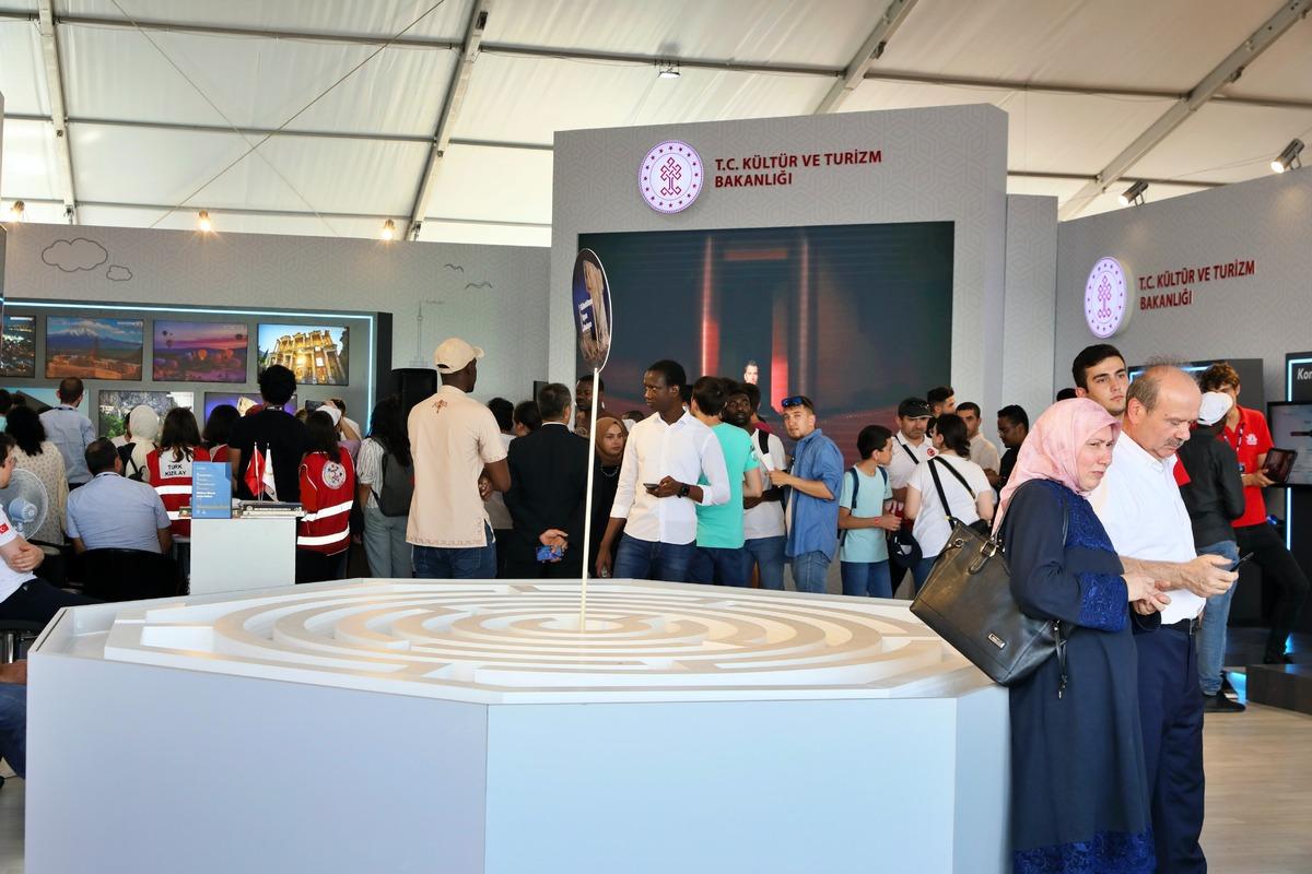 TEKNOFEST'te K&uuml;lt&uuml;r ve Turizm Bakanlığı standında &ccedil;eşitli etkinlikler d&uuml;zenlendi
