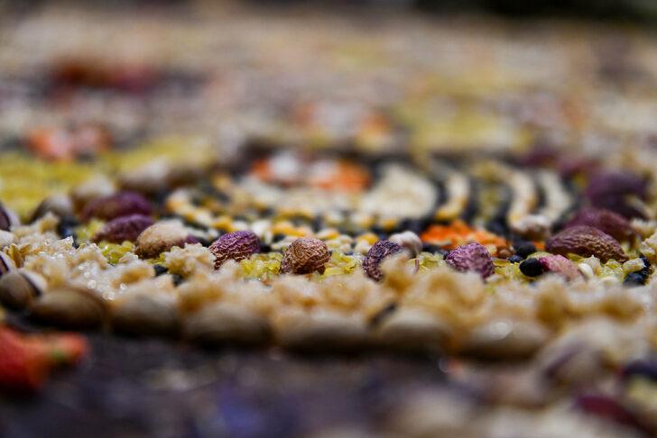 Raf ömrü geçen bakliyat ürünlerini mozaik sanatında kullanarak kenti tanıtacak G3