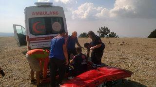 Denizli'de paraşüt kazasında bir kişi yaralandı