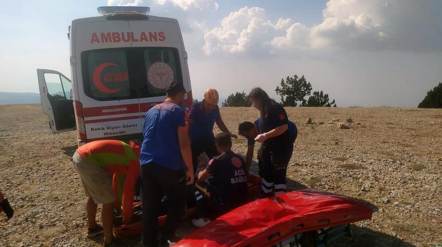 Denizli'de paraşüt kazasında bir kişi yaralandı