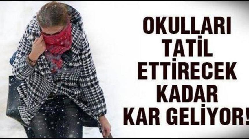 Okullar Yarın Tatil'mi?