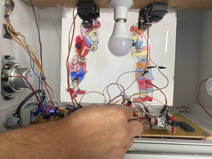 Karagöz ve Hacivat'ı robotik kodlama ile perdeye yansıttı G1