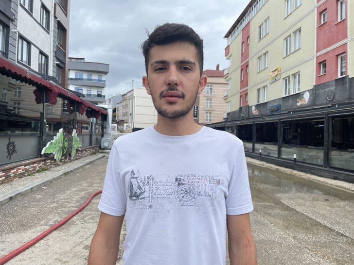 Kastamonu'da 2 kişinin yaralandığı su baskını güvenlik kamerasına yansıdı G3