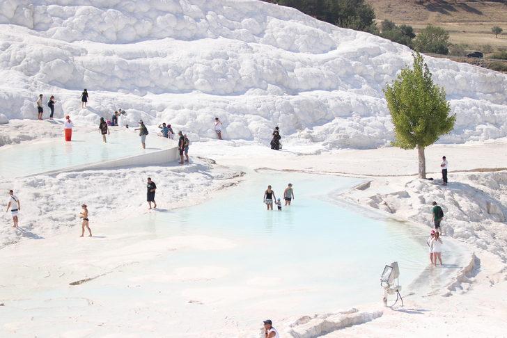 Pamukkale'nin ziyaretçi sayısında yüzde 64'lük artış G3
