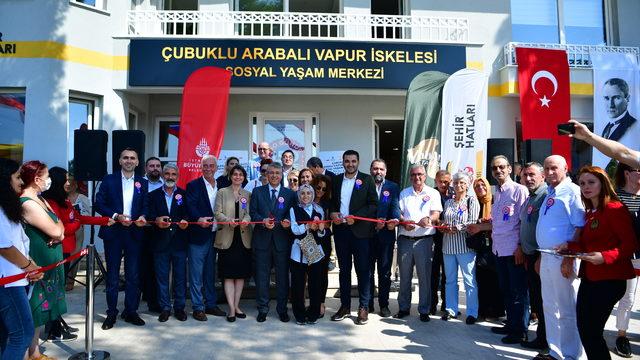 Çubuklu Arabalı Vapur İskelesi binası sosyal yaşam merkezine dönüştürüldü