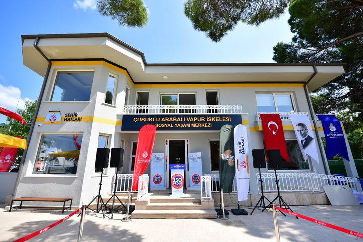 Çubuklu Arabalı Vapur İskelesi binası sosyal yaşam merkezine dönüştürüldü G3