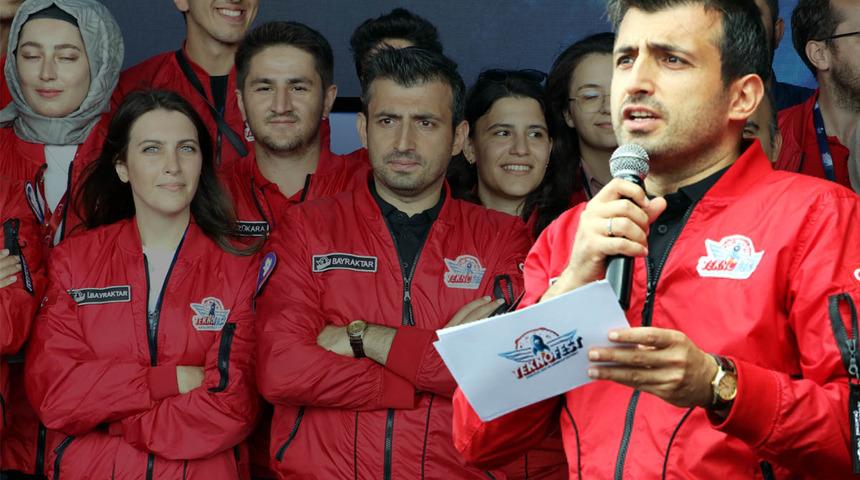 İHA'ları ve insansız savaş uçağı Kızılelma'yı anlattı! Selçuk Bayraktar'dan dikkat çeken sözler "Kim milli teknolojilerin büyümesi için omuz verirse..."