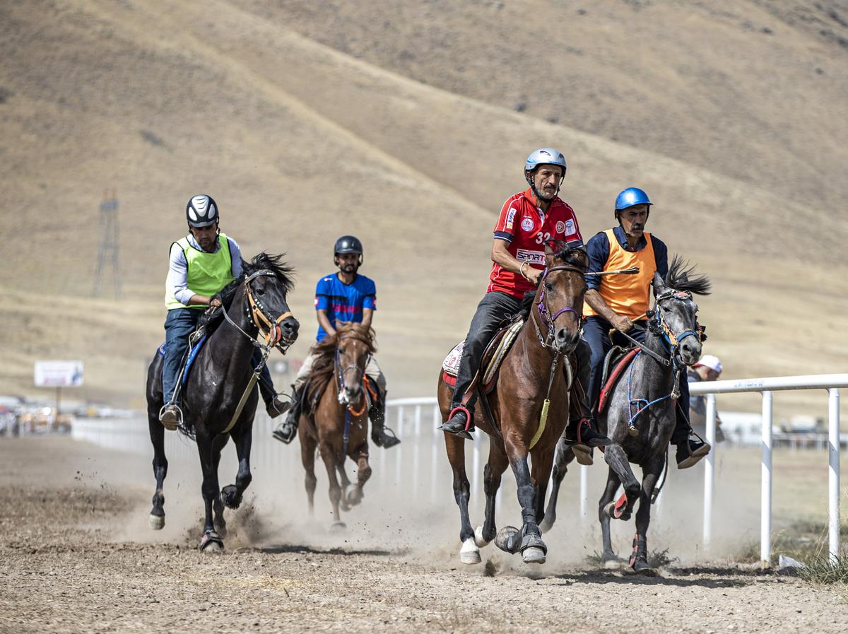 Erzurum'da "2. Geleneksel Rahvan At Yarışları" d&uuml;zenlendi