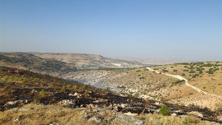 Gaziantep'te ağaçlık alanda çıkan örtü yangını söndürüldü G3