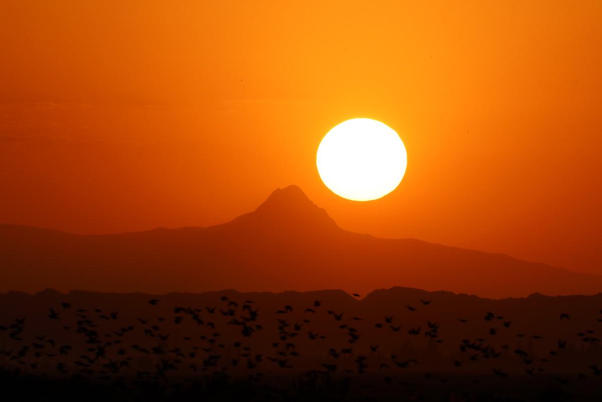 T&uuml;rkiye'nin en doğusunda g&uuml;n batımı