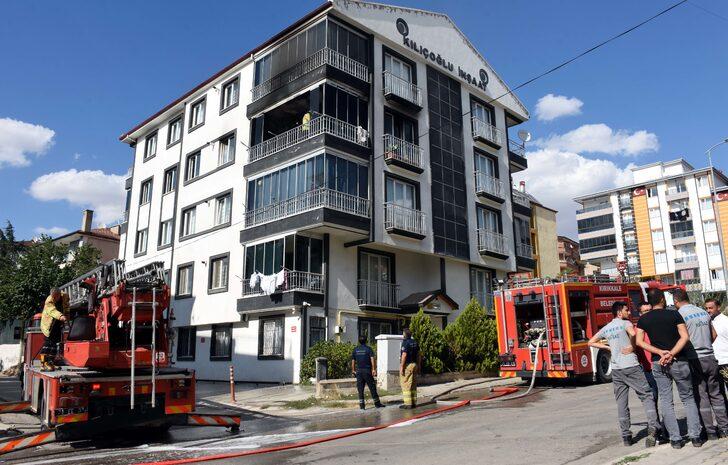 Kırıkkale'de evde çıkan yangın hasara neden oldu G2