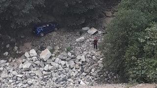 Zigana Dağı'nda manzara fotoğrafı çekerken faciayı yaşadılar! Cip uçurumdan yuvarlandı