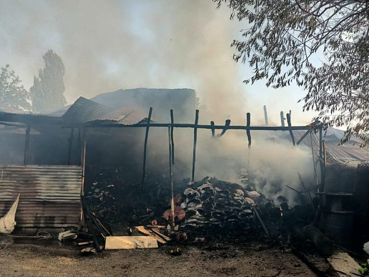 Bingöl'de çıkan yangında 6 ahır kullanılamaz hale geldi G3