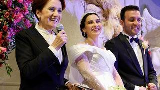 İYİ Parti Genel Başkanı Meral Akşener nikah şahidi oldu