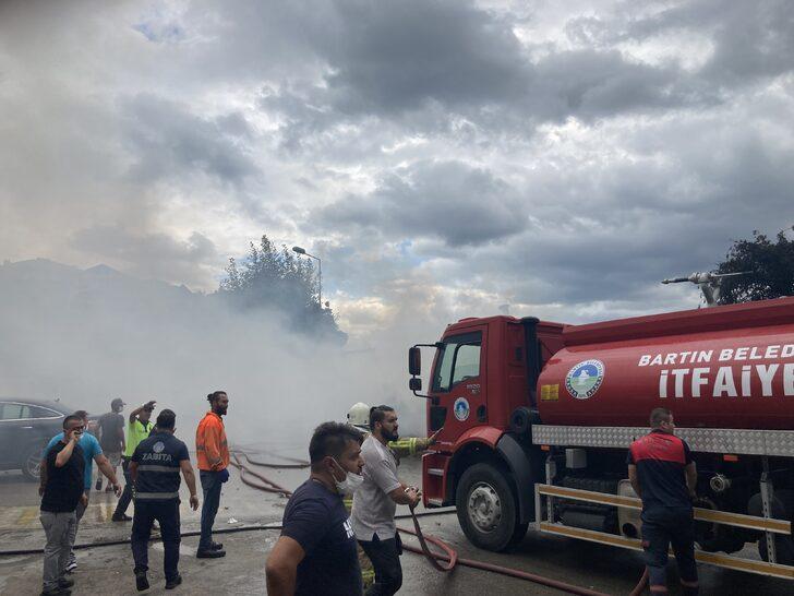 Bartın'da 2 kafe ve 3 büfe yangında kullanılamaz hale geldi G1