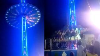 Lunaparkta dehşet! Oyuncak metrelerde yüksekten yere çakıldı: 13 yaralı 