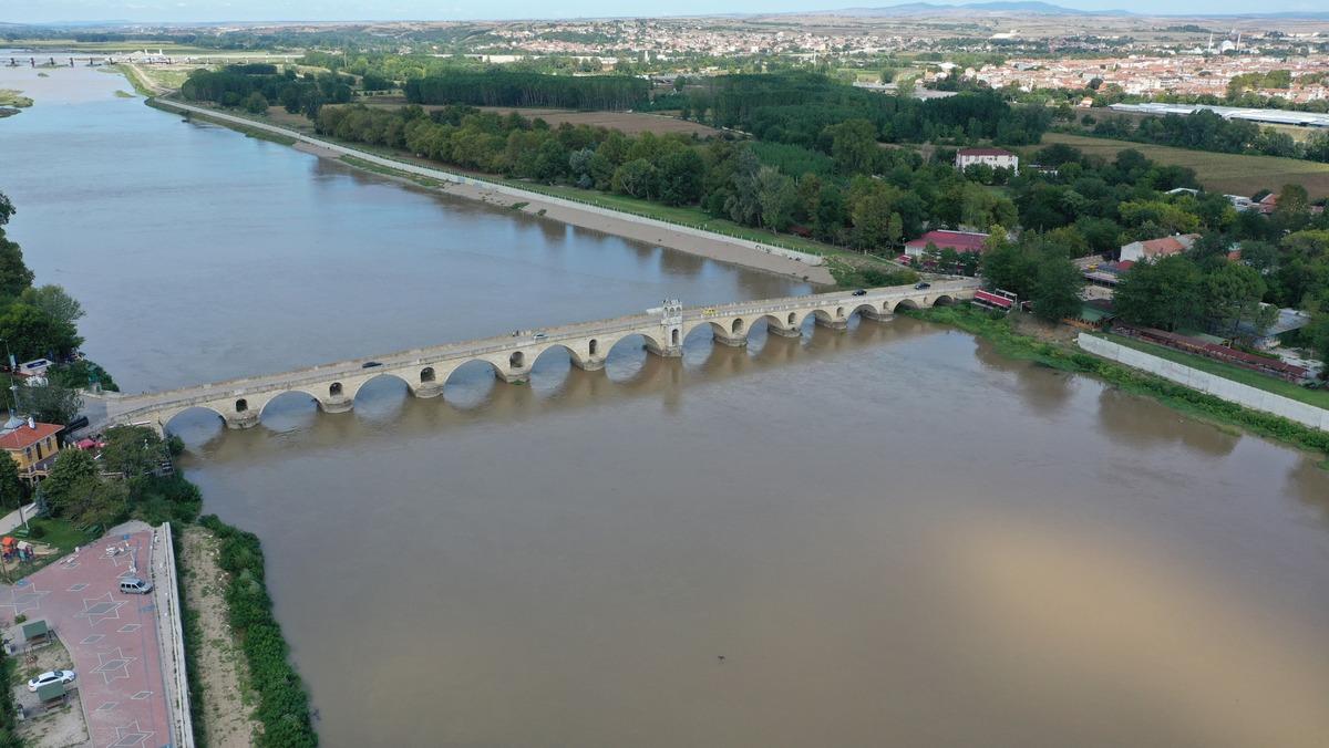 Son yağışlar Tunca'nın debisini &uuml;&ccedil;, Meri&ccedil;'in debisini iki kattan fazla artırdı