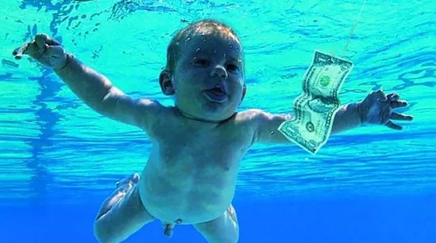 Dünyaca ünlü Nirvana grubu, Nevermind albümünün kapağıyla ilgili "çocuk pornografisi" davasını kazandı