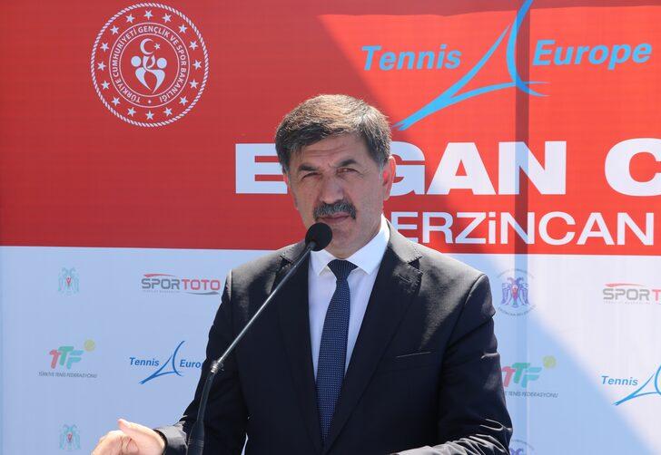 Uluslararası Erzincan Ergan Cup Tenis Turnuvası başladı G3
