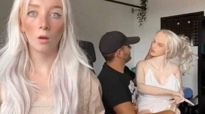 Erkek arkadaşına aldığı hediye sosyal medyada olay olmuştu! Şimdi bir seks bebeği uğruna terk edilmekten korkuyor