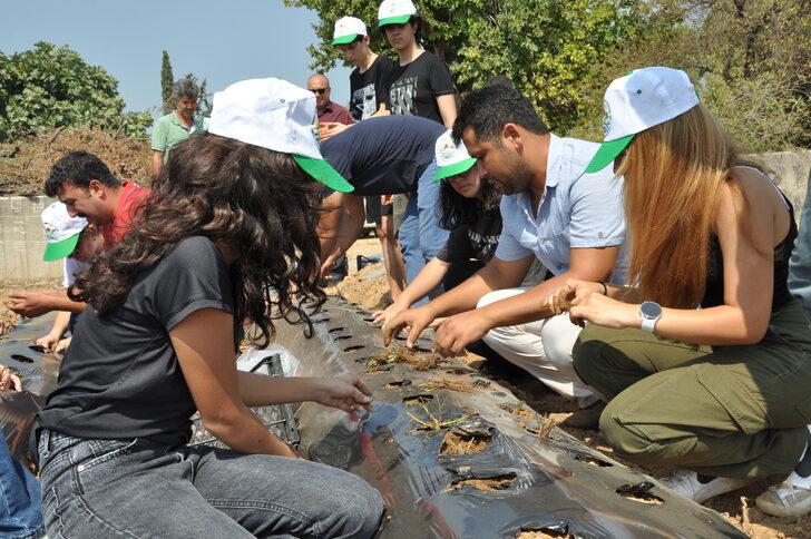 Mersin'de öğrenciler atıl durumdaki okul bahçesinde çilek yetiştirecek G4