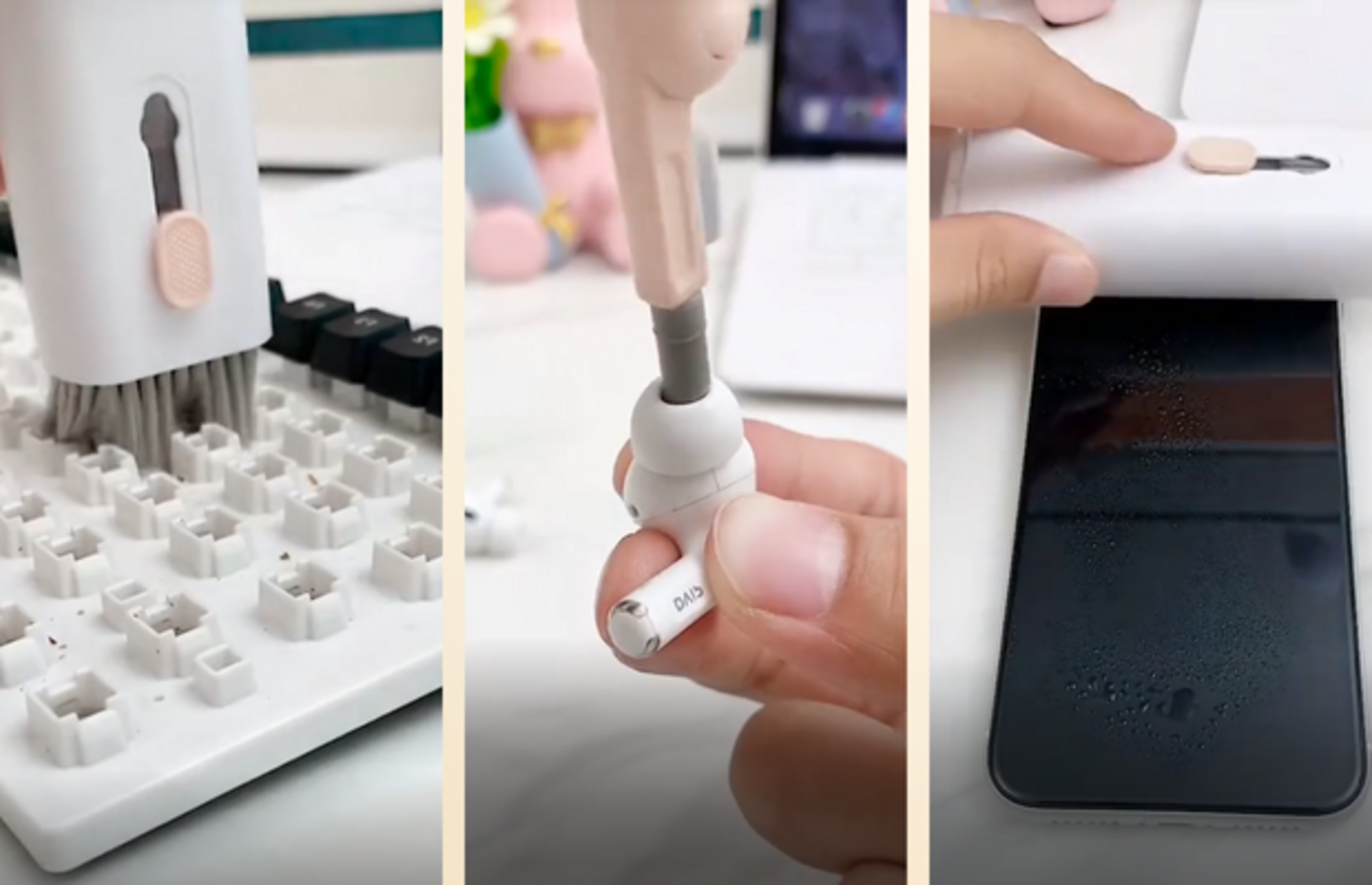 Akıllı cihazlarınıza hijyen getirecek çok amaçlı klavye temizleme seti