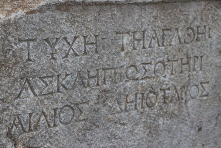 Hadrianaupolis'te, "Asklepios" varlığına işaret eden 1800 yıllık yazıt bulundu G4