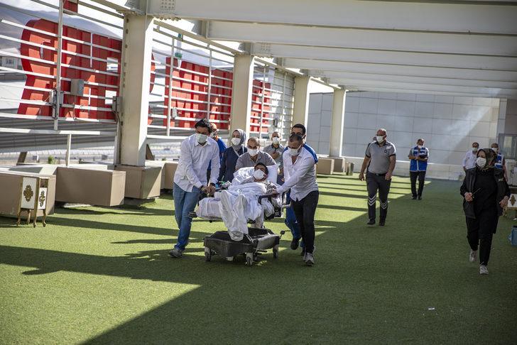 Erzurum Şehir Hastanesinde yangın tatbikatı yapıldı G3