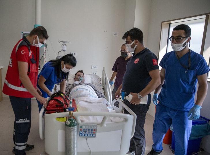 Erzurum Şehir Hastanesinde yangın tatbikatı yapıldı G4