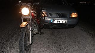 Osmaniye'de otomobil ile motosikletin çarpıştığı kazada 2 kişi yaralandı