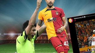 Galatasaray resmi hesabı 'o an'ı paylaştı! Düdüğünü astırın