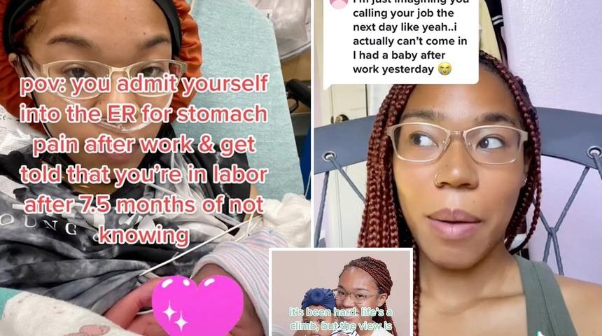 Tam 7.5 ay hiçbir şey anlamadı! Hamile olduğundan habersiz doğum yapınca...