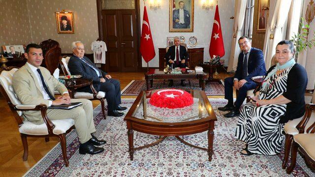 İtalya'nın Suriye Özel Temsilcisi Ravagnan, Hatay Valisi Doğan'ı ziyaret etti