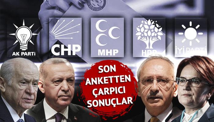 Son seçim anketinde 4 ilden çarpıcı sonuç! Hepsinin oy oranı düştü, bir tek o parti yükseldi