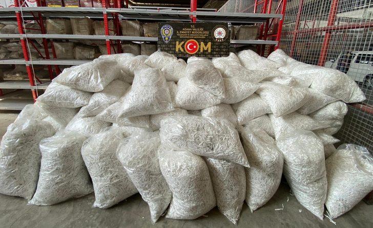 Adana'da 19 milyon makaron ele geçirildi G3