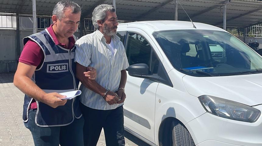 Firari cinayet zanlısı yakınını ziyaret için geldiği cezaevinde yakalandı