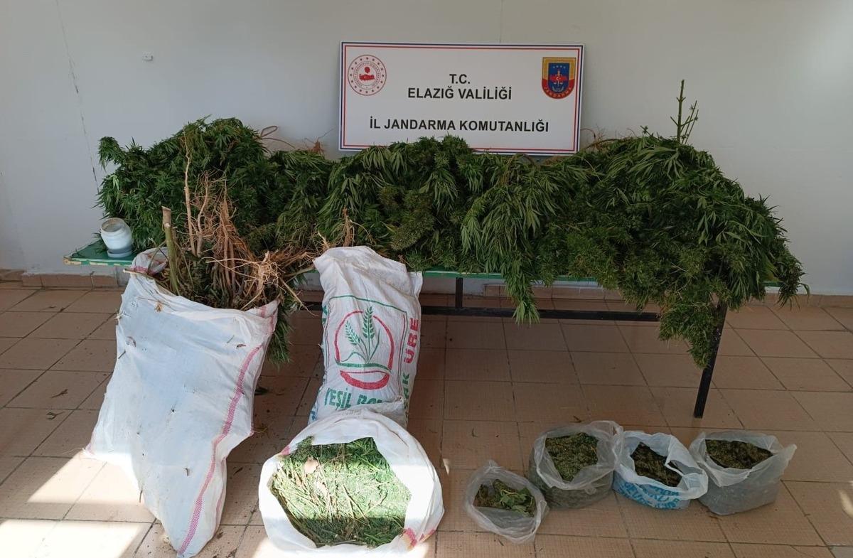 Elazığ'da 20 kilo 200 gram esrar ele ge&ccedil;irildi