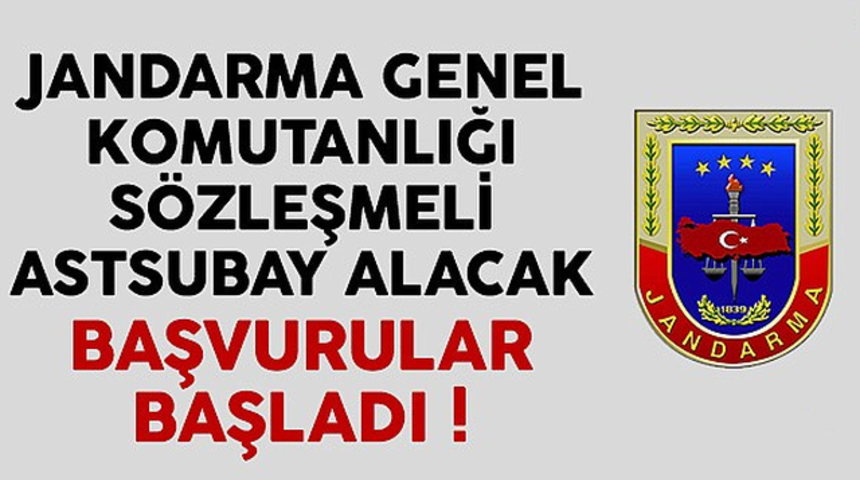 Jandarma S&ouml;zleşmeli Astsubay Alımları Başladı Kimler Alınacak İstenen Şartlar?