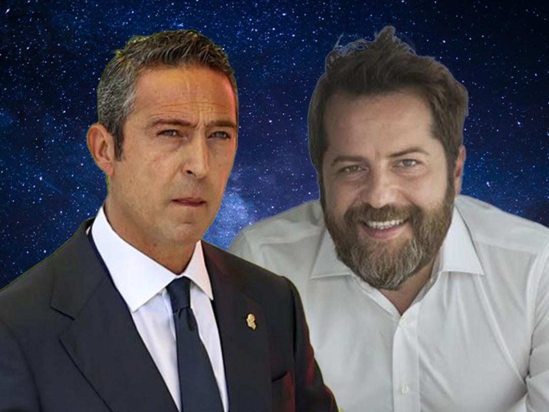 Fenerbah&ccedil;e Başkanı Ali Ko&ccedil; ile Galatasaray Başkan Vekili Erden Timur'a: "Ne para harcadın ya"