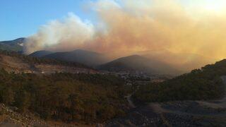 GÜNCELLEME - Mersin'de çıkan orman yangınına müdahale ediliyor