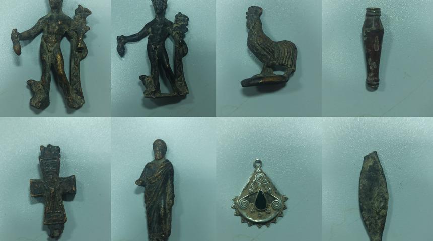 Konya'da tarihi eser kaçakçılığı şüphelisi yakalandı