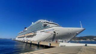 Bodrum'a Costa Venezia adlı yolcu gemisiyle 1571 yolcu geldi