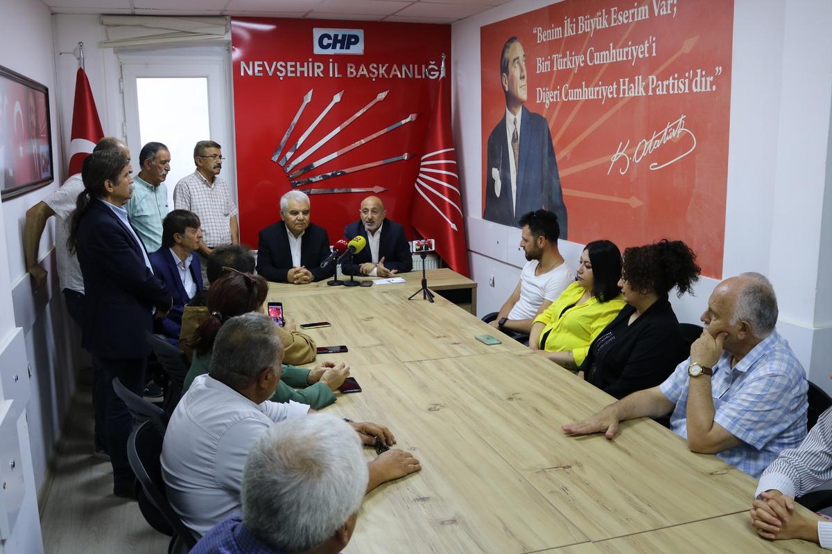 CHP Genel Başkan Yardımcısı &Ouml;ztun&ccedil;, Nevşehir'de konuştu: