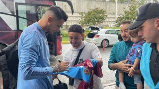 Trabzonspor kafilesi, Macaristan'a gitti