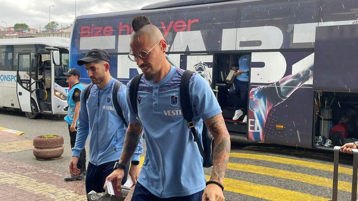 Trabzonspor kafilesi, Macaristan'a gitti G3