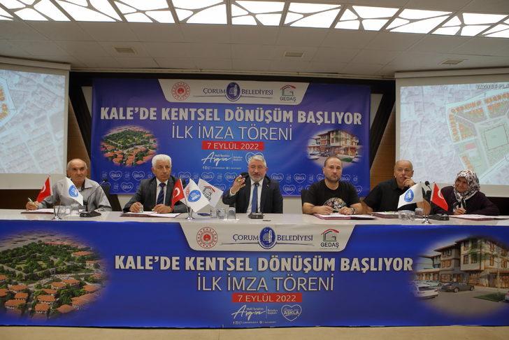 Çorum'da 95 dekar alanda kentsel dönüşüm projesi başlatılıyor G1